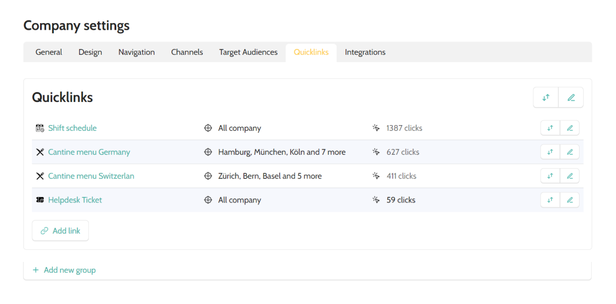 Quicklinks-Enhanced-Interface