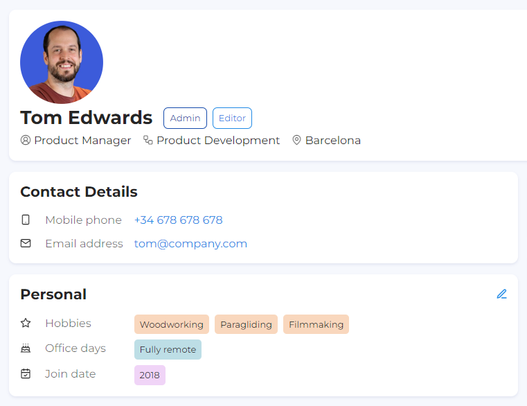 lists-in-employee-profile