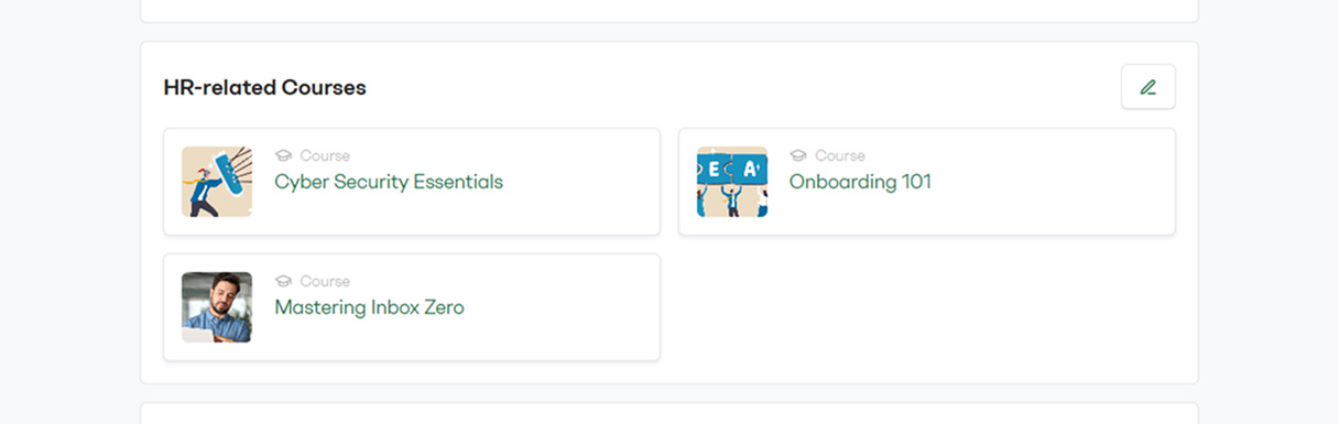 Kurse im ahead Content-Modul und in der globalen Suche