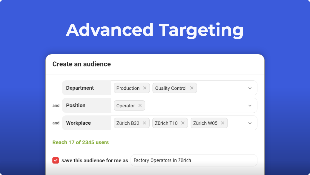 Advanced Targeting
