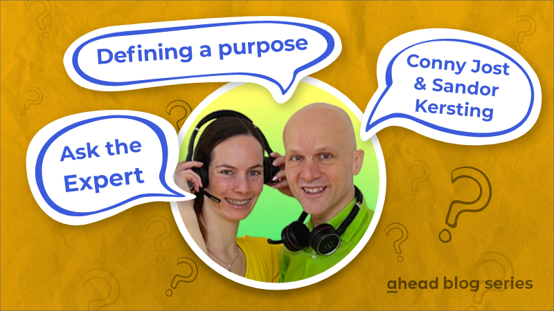 Ask the Expert: Definition des Purpose mit Conny Jost & Sandor Kersting