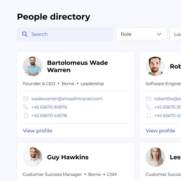 People Directory – Connect with Your Colleagues Easily!