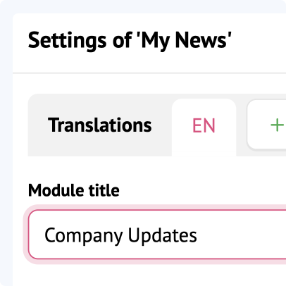 Further personalize your homepage with custom module titles ✏️