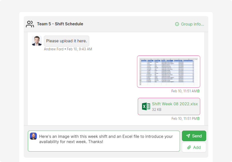 Improvements in Messages: Attachments and Delete