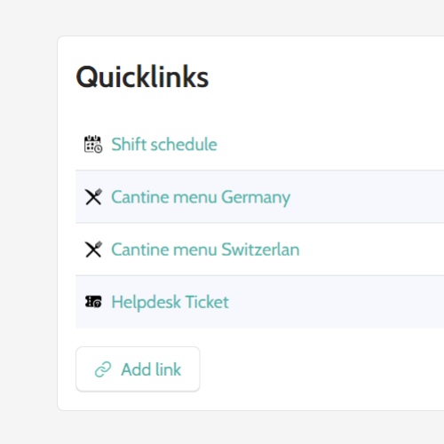Quicklinks – Smoother Management and Enhanced Functionality