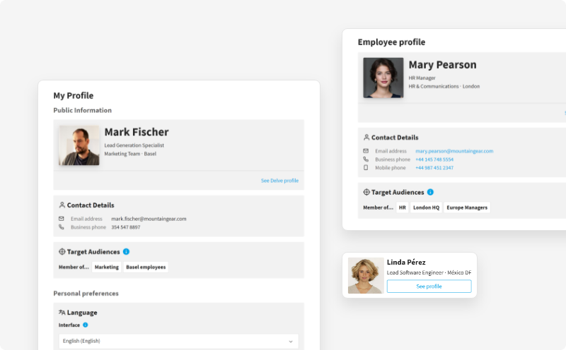 ahead User Profiles