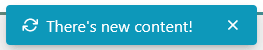 New Content Banner