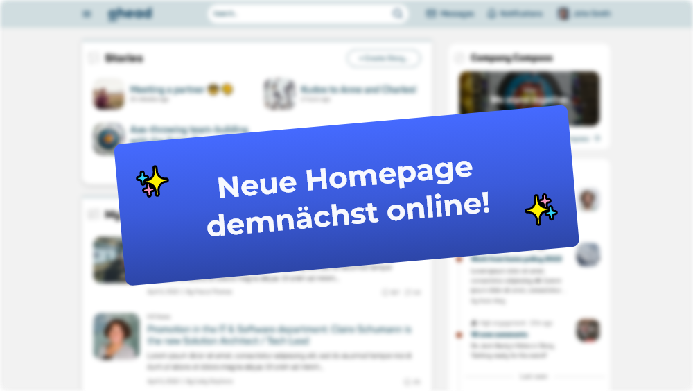 Entdecke die neue Homepage von ahead