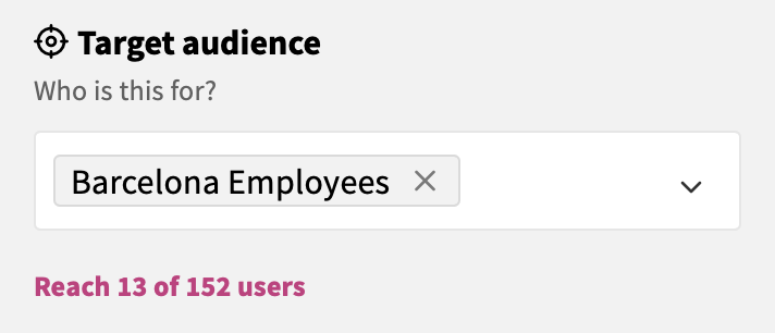 Target pages to audiences - non-news edition