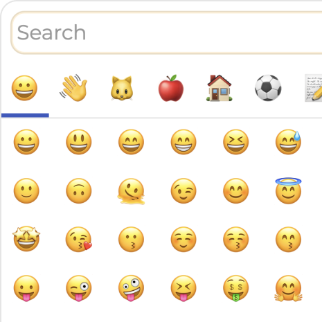 New reactions: more ways to react and connect! 🙊 🚀 🤗 🥳 🎉