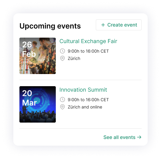 New Events module 📅