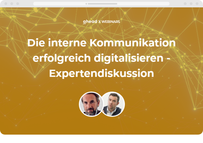 Die interne Kommunikation erfolgreich digitalisieren – Expertendiskussion