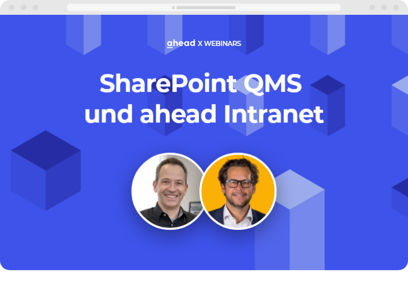 SharePoint QMS und ahead Intranet