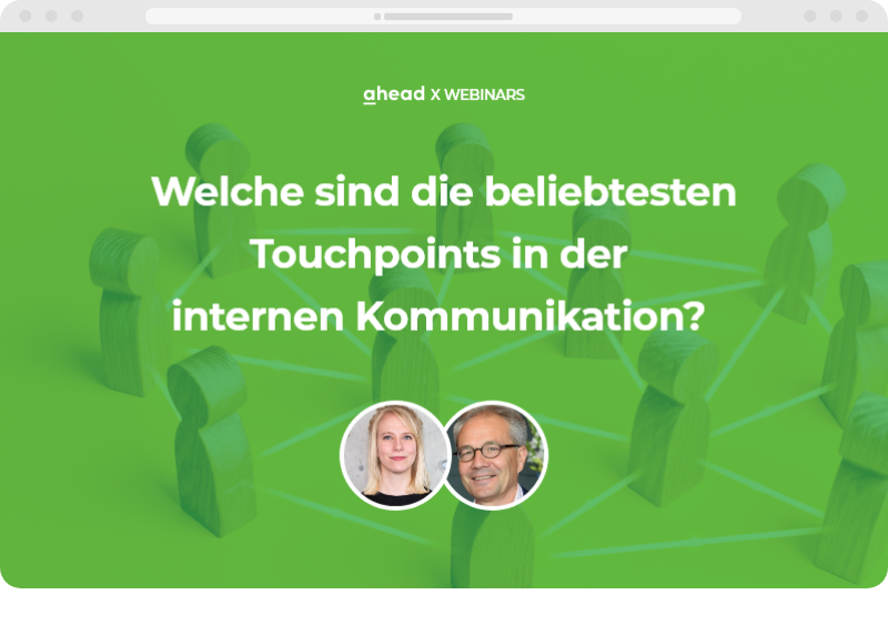 Welche sind die beliebtesten Touchpoints in der internen Kommunikation?