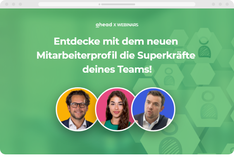 Entdecke mit dem neuen Mitarbeiterprofil die Superkräfte deines Teams!